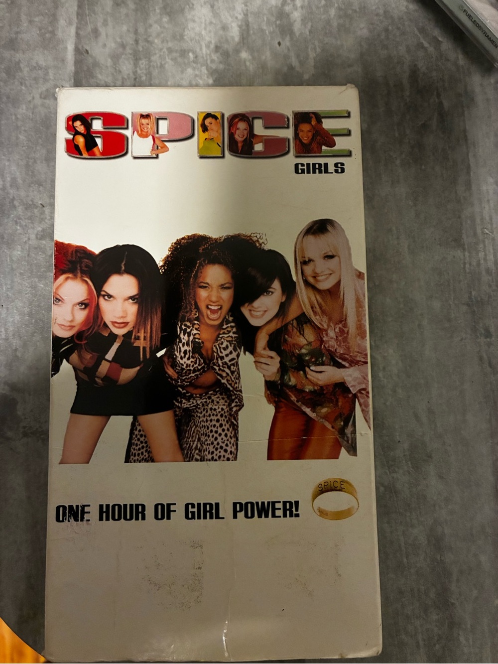 Spice Girls - One Hour of Girl Power! VHS Tape (White Cover)